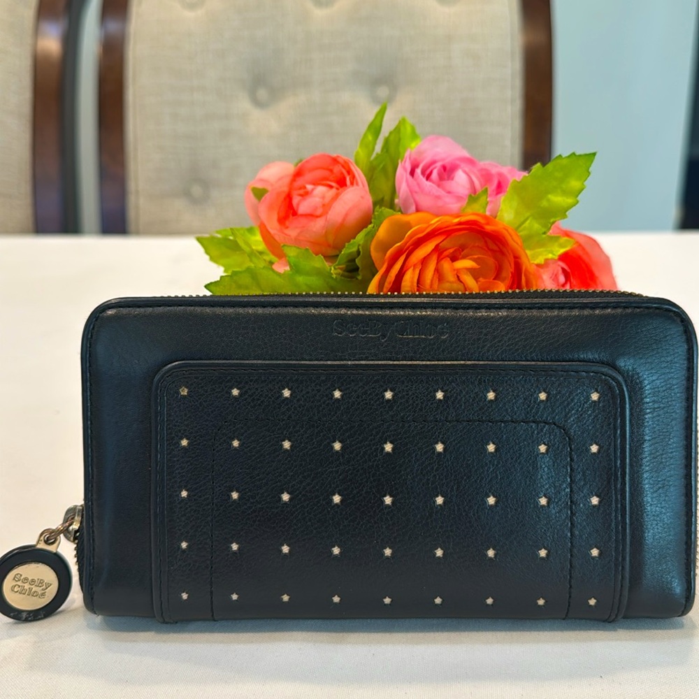 Authentic See by Chloe zippy wallet